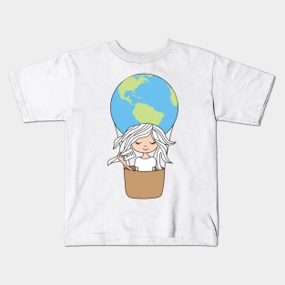 International Day of Democracy - The world has been a better place Kids T-Shirt